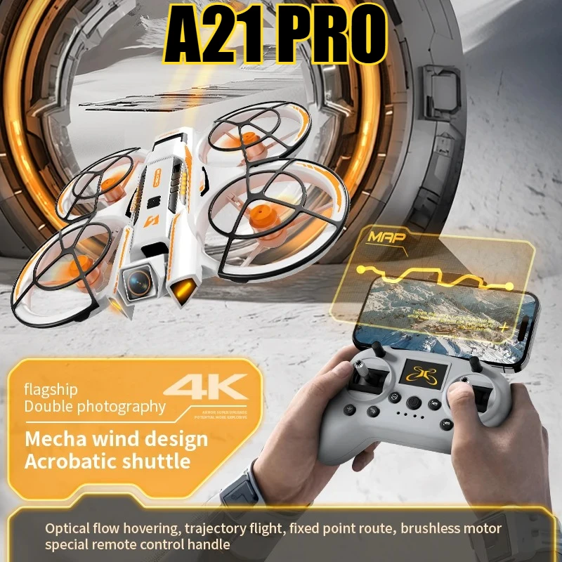 A21PRO Mech Style Color Matching Integrated FPV Remote Control Handle Fully Enclosed Brushless Intelligent Aerial Drone wifi LT
A21PRO Mech Style Color Matching Integrated FPV Remote Control Handle Fully Enclosed Brushless Intelligent Aerial Drone wifi LT