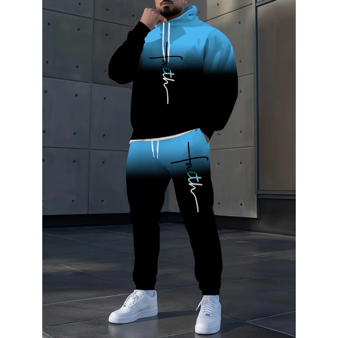 Fashionable Autumn 3D Printed Hoodie Suit Men Long Sleeve Sweatshirts Sweatpants Casual Two Piece Tracksuit Set Men's Clothing
Fashionable Autumn 3D Printed Hoodie Suit Men Long Sleeve Sweatshirts Sweatpants Casual Two Piece Tracksuit Set Men's Clothing