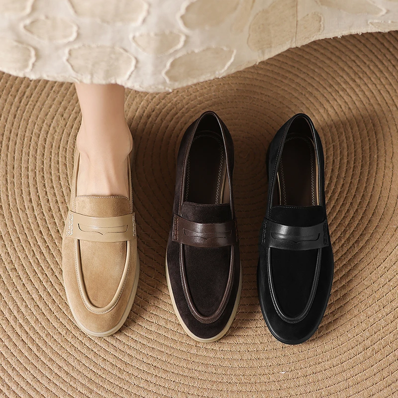 2026 new spring autumn women pumps natural leather 22-25.5cm cowhide+sheepskin round toe low heel women shoes fashion loafers
2026 new spring autumn women pumps natural leather 22-25.5cm cowhide+sheepskin round toe low heel women shoes fashion loafers