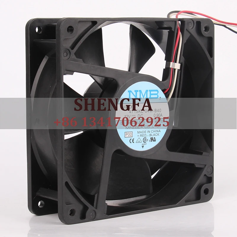 NMB 4715KL-04W-B40 Case Fan Dual Ball Bearing 120*120*38MM 12V 0.90A 11938 Large Air Volume Cooling Fan
NMB 4715KL-04W-B40 Case Fan Dual Ball Bearing 120*120*38MM 12V 0.90A 11938 Large Air Volume Cooling Fan