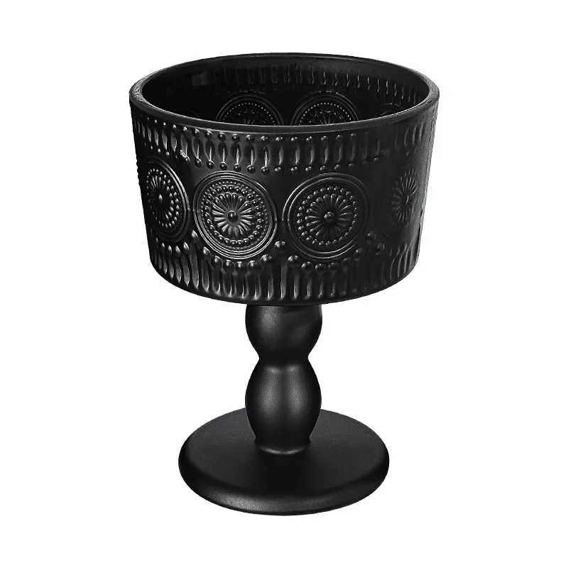 YJQ retro candlestick ornament black matte glass candle base ornament photo prop
YJQ retro candlestick ornament black matte glass candle base ornament photo prop