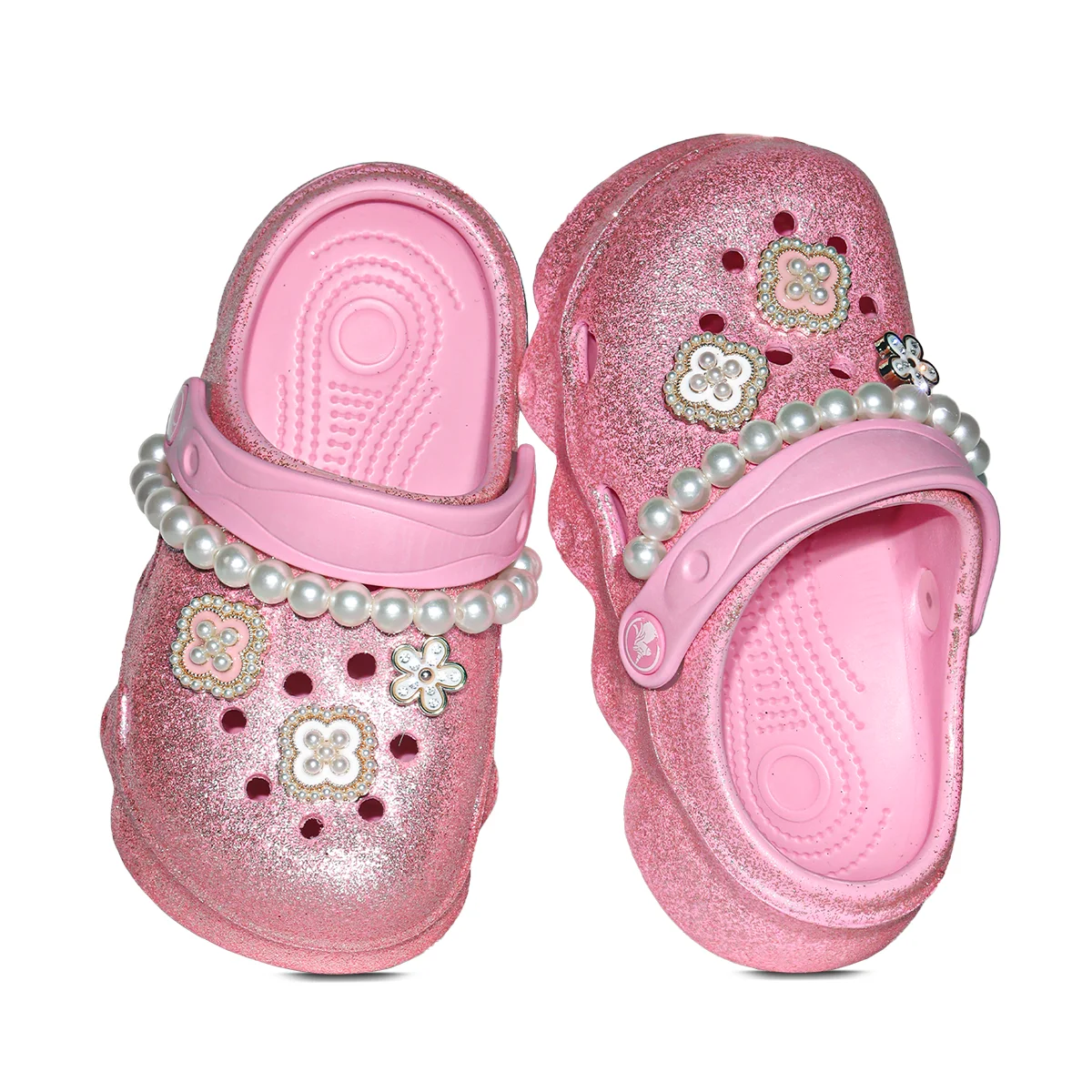 Kids' Glitter Clog, Lightweight EVA Garden shoes, Waterproof non-slip Sandals, Comfortable Slip-On Shoes for Indoor Outdoor 1214
Kids' Glitter Clog, Lightweight EVA Garden shoes, Waterproof non-slip Sandals, Comfortable Slip-On Shoes for Indoor Outdoor 1214