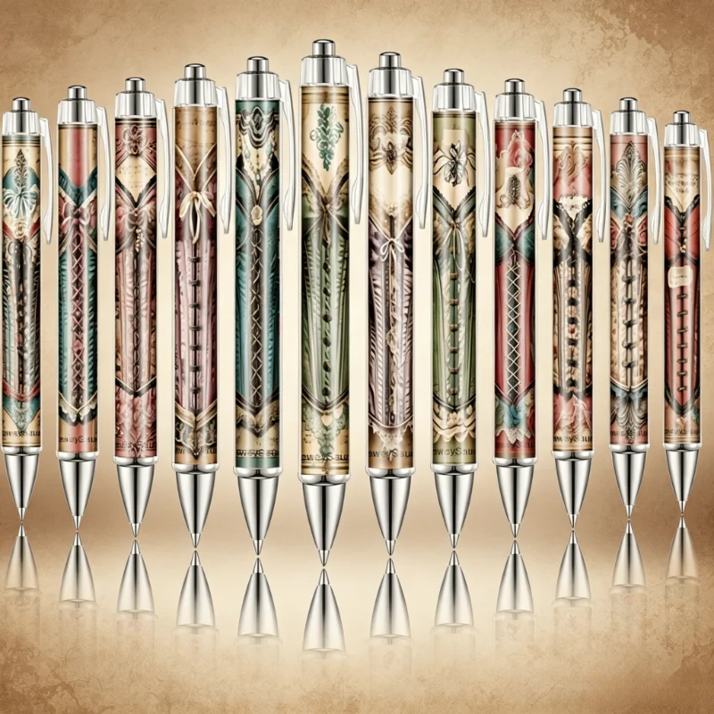 12PCS Retractable Ballpoint Pens, Victorian Costume Design, Office Stationery & Elegant Gifts, Random Styles
12PCS Retractable Ballpoint Pens, Victorian Costume Design, Office Stationery & Elegant Gifts, Random Styles