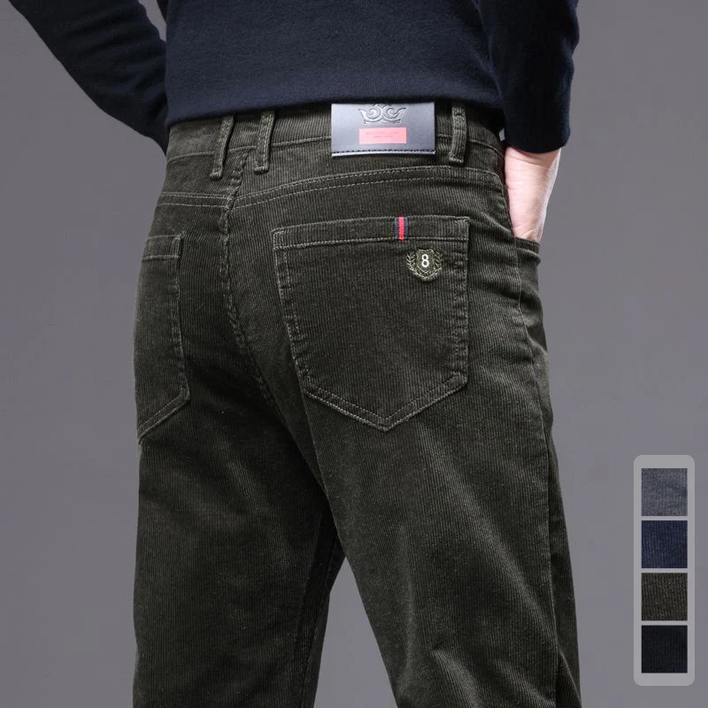 Autumn Winter High Quality Thick Corduroy Fabric Men's Casual Pants Small Straight Slim Versatile Cargo Work Trousers Male 28-38
Autumn Winter High Quality Thick Corduroy Fabric Men's Casual Pants Small Straight Slim Versatile Cargo Work Trousers Male 28-38