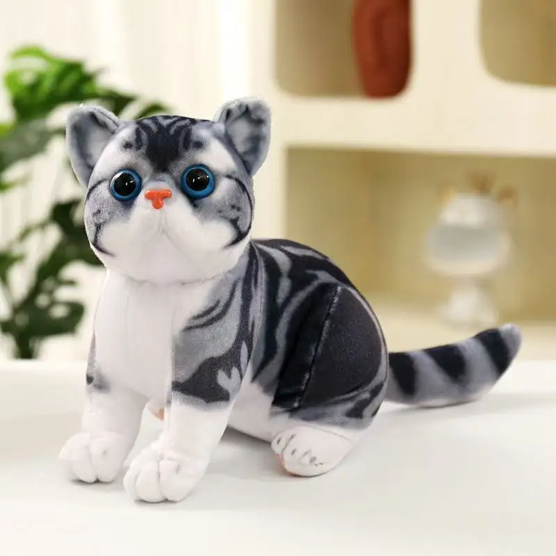 26cm New Simulation Striped Cat Doll Stuffed Plush Toy Cartoon Anime Cute Pillow Pillow Pillow Children's Birthday Gift Fun Doll
26cm New Simulation Striped Cat Doll Stuffed Plush Toy Cartoon Anime Cute Pillow Pillow Pillow Children's Birthday Gift Fun Doll