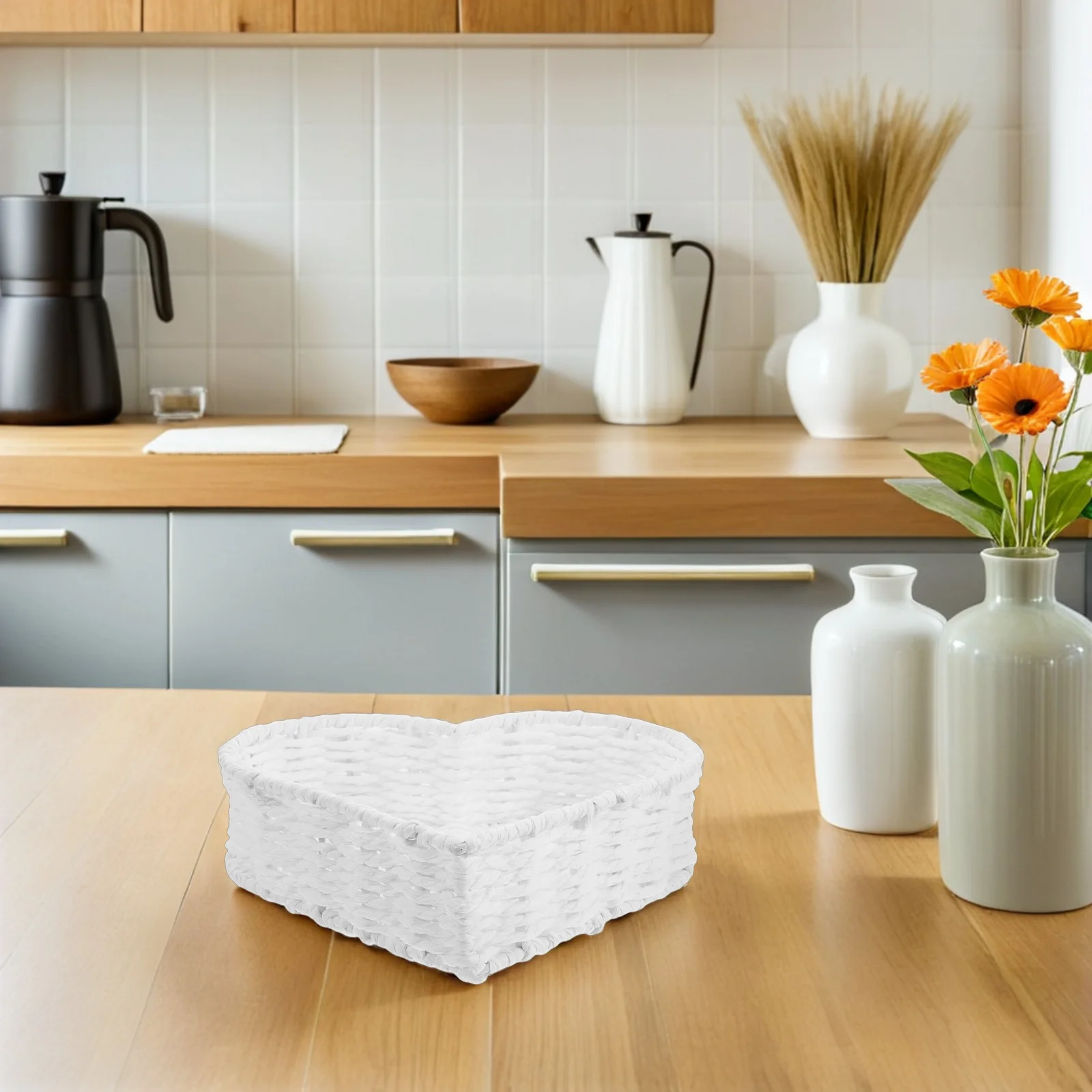 Heart Woven Storage Paper Rope Small Fruit Egg Bread Basket Coffee Table Kitchen Living Room Braided Tray Organizer Woven Food
Heart Woven Storage Paper Rope Small Fruit Egg Bread Basket Coffee Table Kitchen Living Room Braided Tray Organizer Woven Food