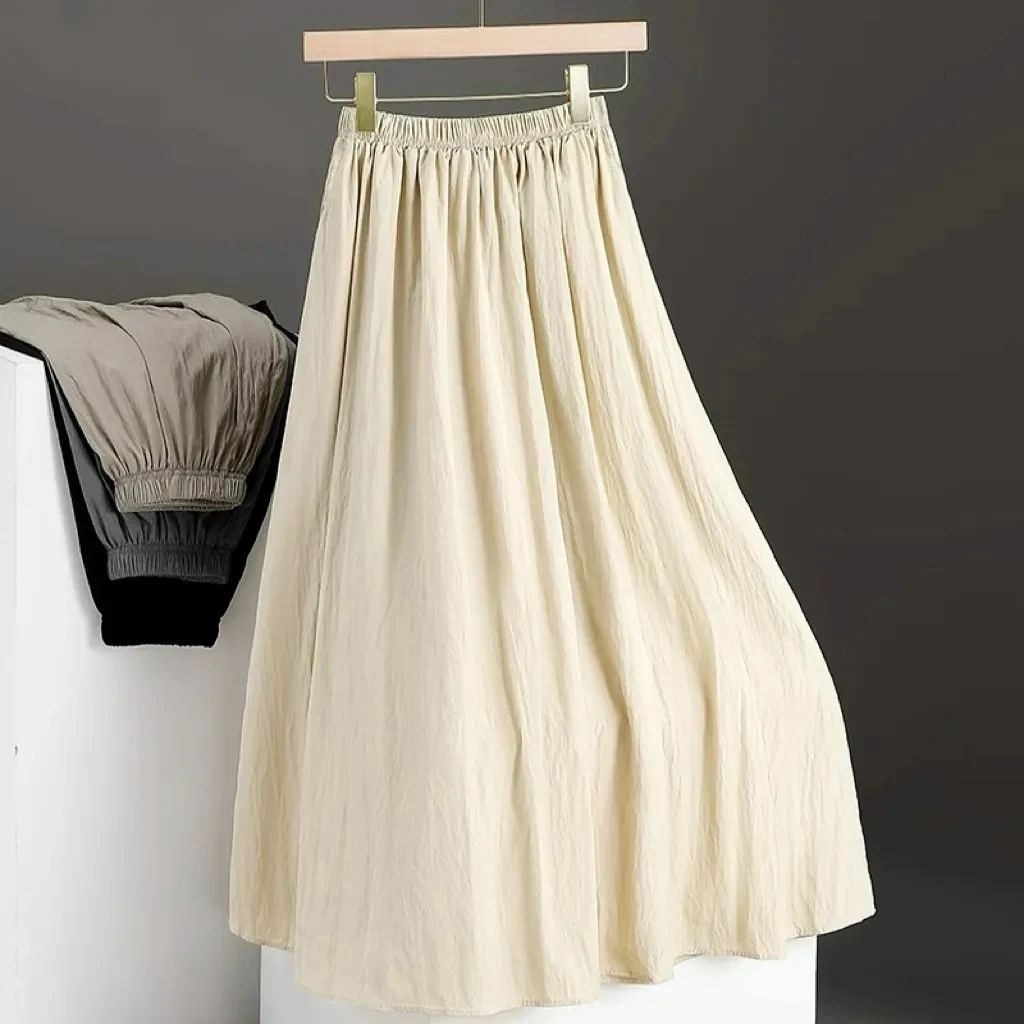 High Waist A Pleated kirt women's new Summer High-grade Chiffon Temperament Casual Long Skirts for Women Women's Clothing Sales
High Waist A Pleated kirt women's new Summer High-grade Chiffon Temperament Casual Long Skirts for Women Women's Clothing Sales