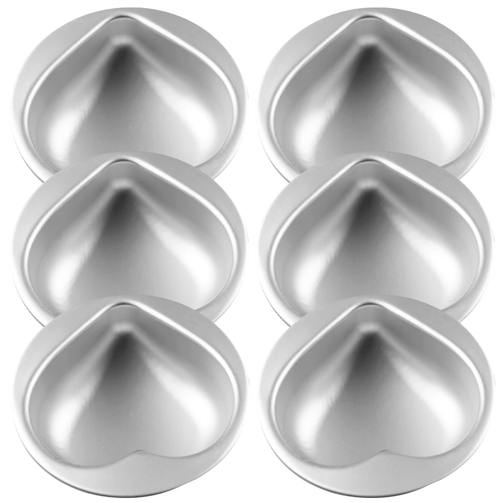 6 pcs Heart Shaped Cake Mold Aluminum Baking Pan Nonstick Easy to Carry Store Valentine Tins for Kitchen countertop Use
6 pcs Heart Shaped Cake Mold Aluminum Baking Pan Nonstick Easy to Carry Store Valentine Tins for Kitchen countertop Use