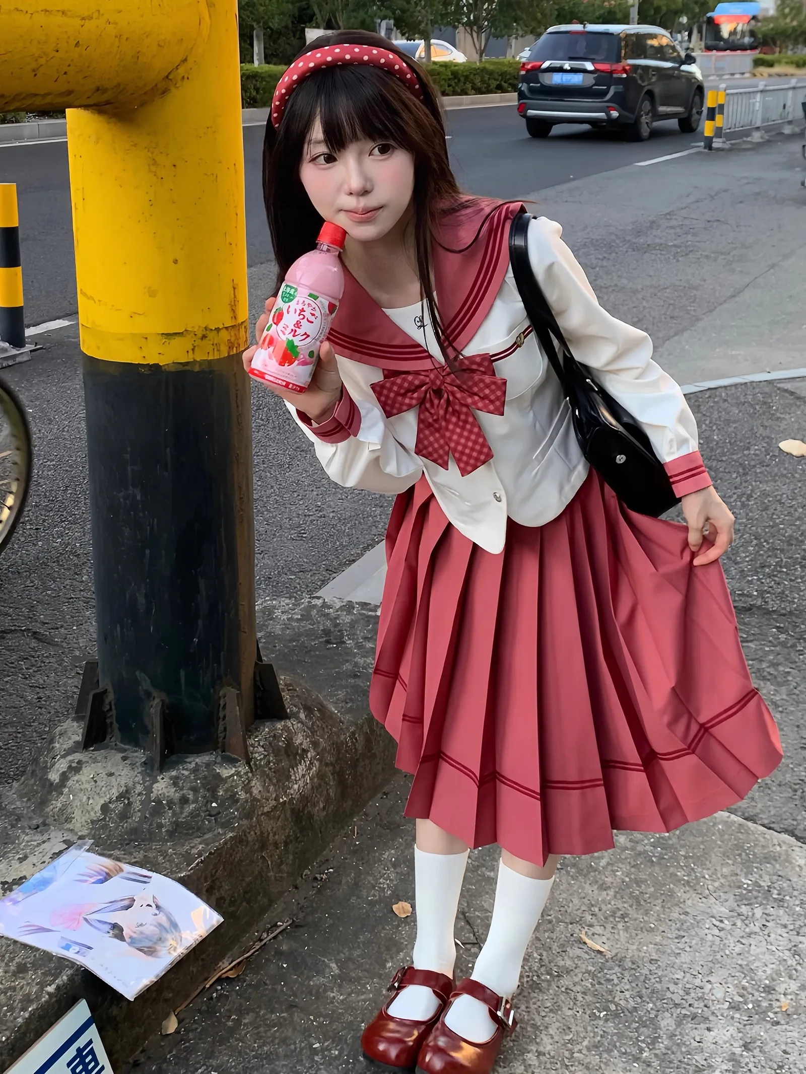 Original Sugar Summer Wind Bell Long Sleeve Sailor Uniform JK School Uniform Sweet Japanese Style mid Skirt Women's Set
Original Sugar Summer Wind Bell Long Sleeve Sailor Uniform JK School Uniform Sweet Japanese Style mid Skirt Women's Set