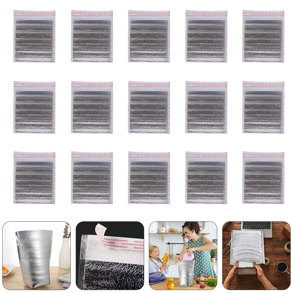 20 Pcs Insulation Bags Fresh Food Thermal Insulated Take Out Packing Storage Aluminum Foil Hot Heat
20 Pcs Insulation Bags Fresh Food Thermal Insulated Take Out Packing Storage Aluminum Foil Hot Heat