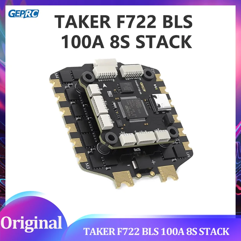 GEPRC TAKER F722 BLS 100A 8S Стек
GEPRC TAKER F722 BLS 100A 8S Стек