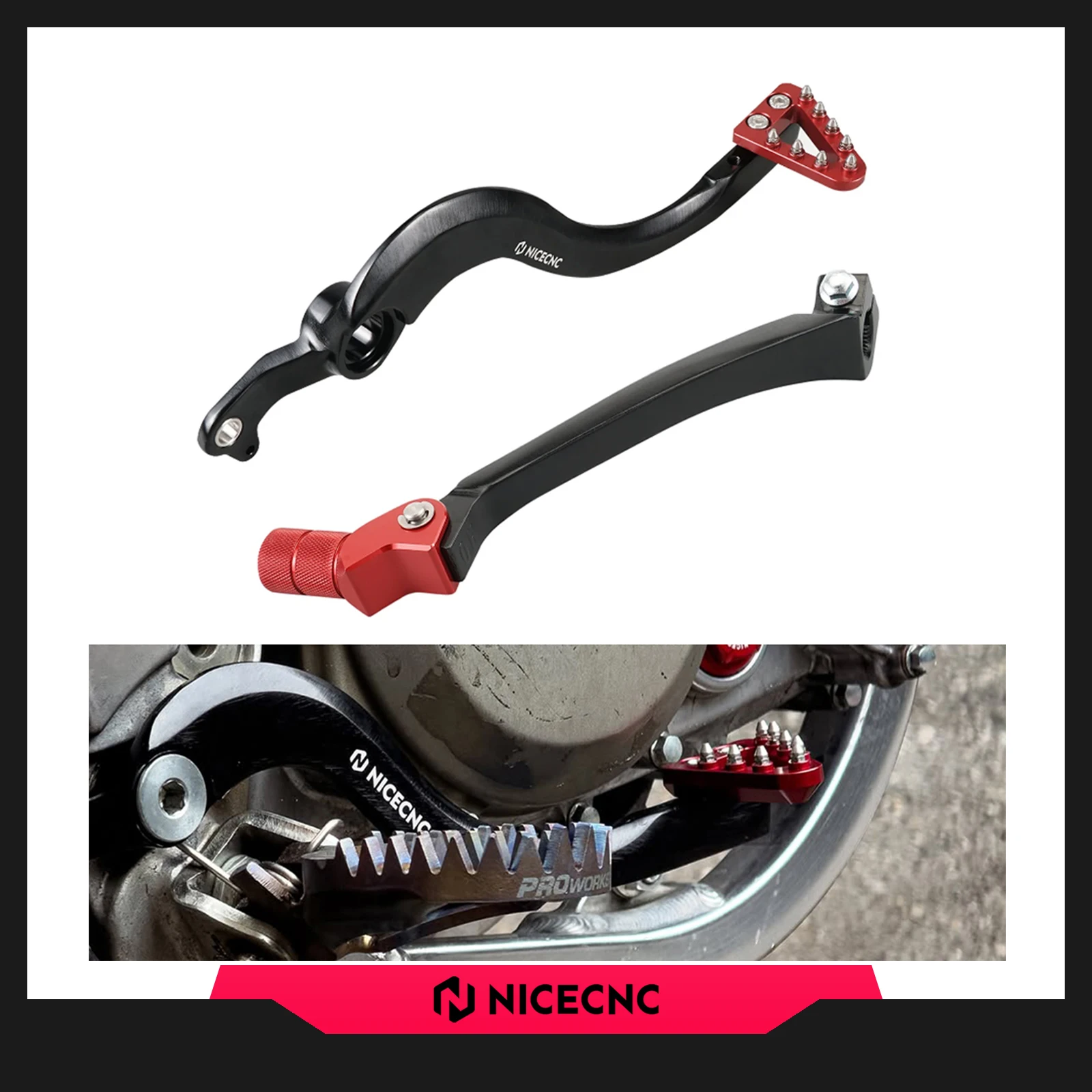 NICECNC For Honda CRF250R CRF450R Motorcycle Brake Pedal Lever Gear Shift Lever Kit CRF 250R 450R CRF250RX CRF450RX 2019-2023
NICECNC For Honda CRF250R CRF450R Motorcycle Brake Pedal Lever Gear Shift Lever Kit CRF 250R 450R CRF250RX CRF450RX 2019-2023