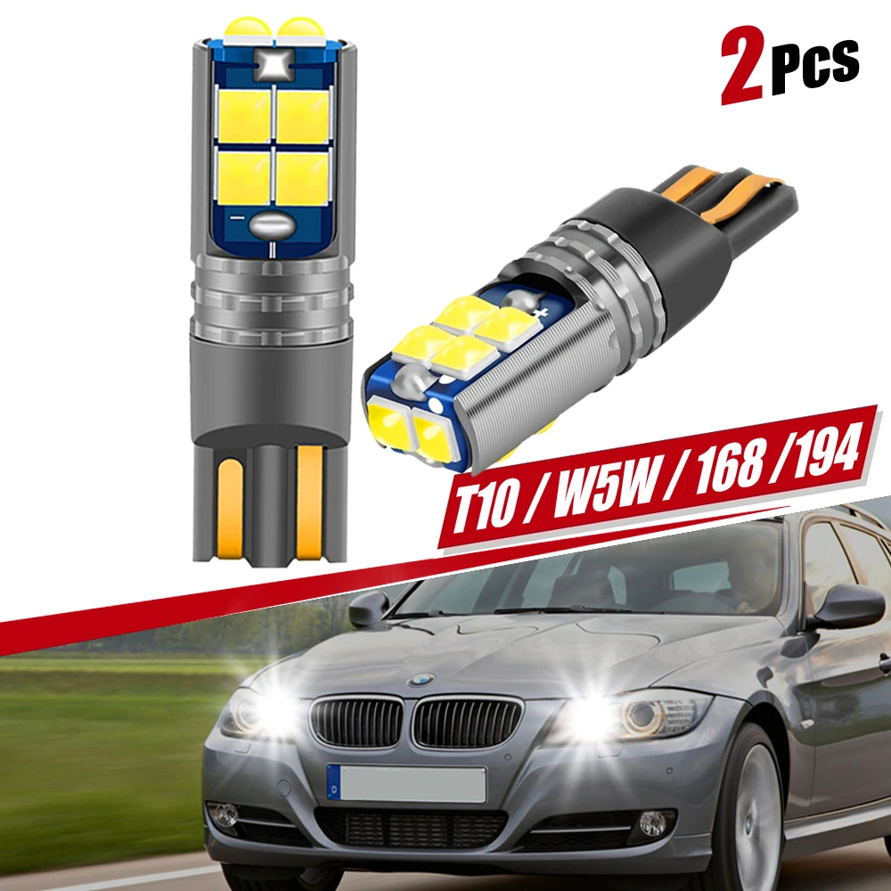 2pcsCar Interior Light T10 T10 W5W 194 501 Led Canbus No Error 3030 Chips Pure White Instrument Lights Bulb Lamp 12V
2pcsCar Interior Light T10 T10 W5W 194 501 Led Canbus No Error 3030 Chips Pure White Instrument Lights Bulb Lamp 12V