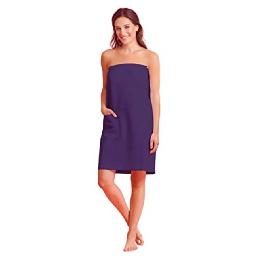 Women's Bath Wrap - Waffle Weaved Spa Wrap for Women - Comfortable and Adjustable - Absorbent and Quick Dry - Lightweight and S
Women's Bath Wrap - Waffle Weaved Spa Wrap for Women - Comfortable and Adjustable - Absorbent and Quick Dry - Lightweight and S