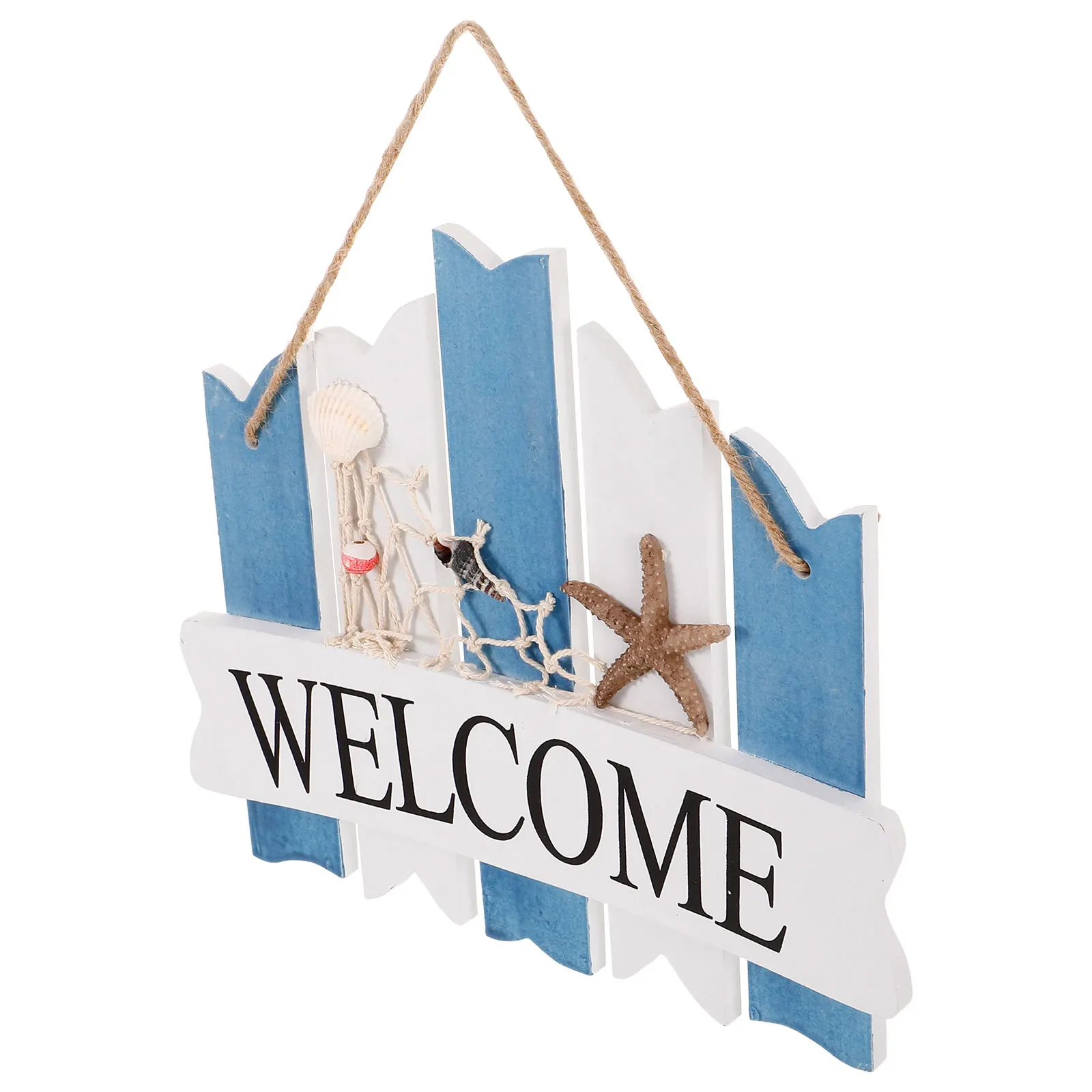 Welcome Sign Mediterranean Front Door Decor Ornament Coastal Hanging Ocean Wood Wall Decoration
Welcome Sign Mediterranean Front Door Decor Ornament Coastal Hanging Ocean Wood Wall Decoration