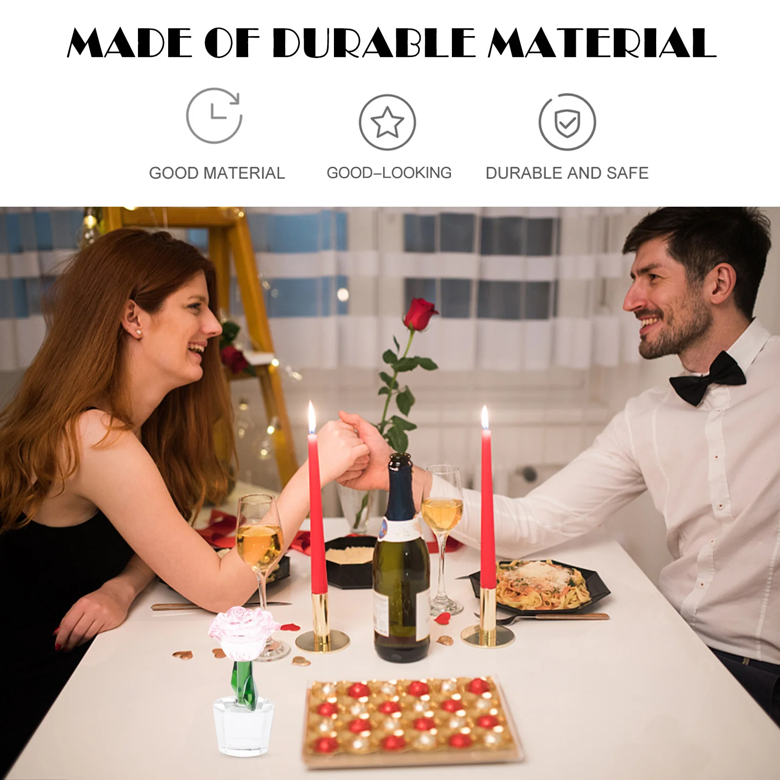 Ornament Flower Home Wedding Decorations Rose Crystal 's Day Ornaments
Ornament Flower Home Wedding Decorations Rose Crystal 's Day Ornaments