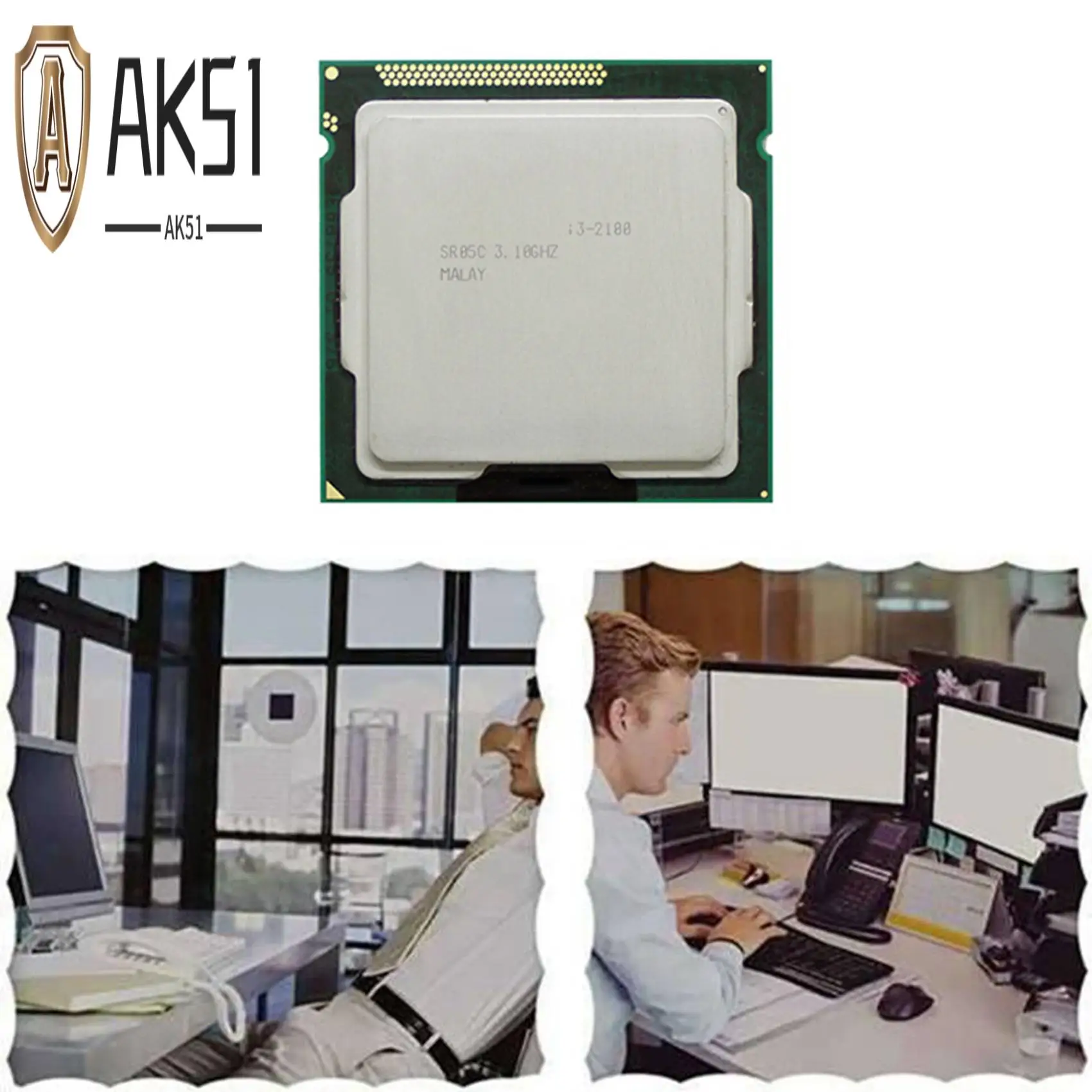 AK51-For Core I3 2100 CPU LGA1155 Processor 3MB Dual Core Desktop CPU For B75 USB Mining Motherboard
AK51-For Core I3 2100 CPU LGA1155 Processor 3MB Dual Core Desktop CPU For B75 USB Mining Motherboard