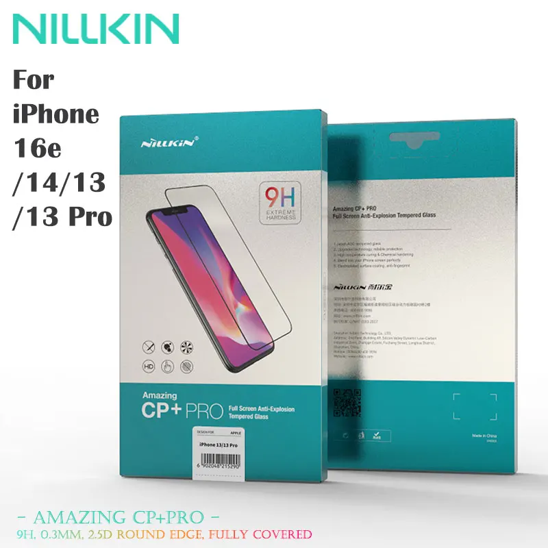 NILLKIN Amazing CP+PRO Film for iPhone 16e (2025 New) , Full Glue 9H Tempered Glass, Anti-Glare/Nano Coating/0.33mm Ultra Thin
NILLKIN Amazing CP+PRO Film for iPhone 16e (2025 New) , Full Glue 9H Tempered Glass, Anti-Glare/Nano Coating/0.33mm Ultra Thin