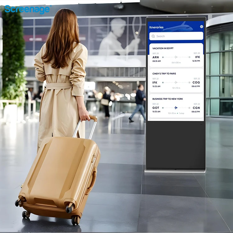 Slim Advertising Digital Totem Double Sided Floor-Standing 43-65 Inch Open Cell Design 4K IPS Display 300Nits Brightness
Slim Advertising Digital Totem Double Sided Floor-Standing 43-65 Inch Open Cell Design 4K IPS Display 300Nits Brightness