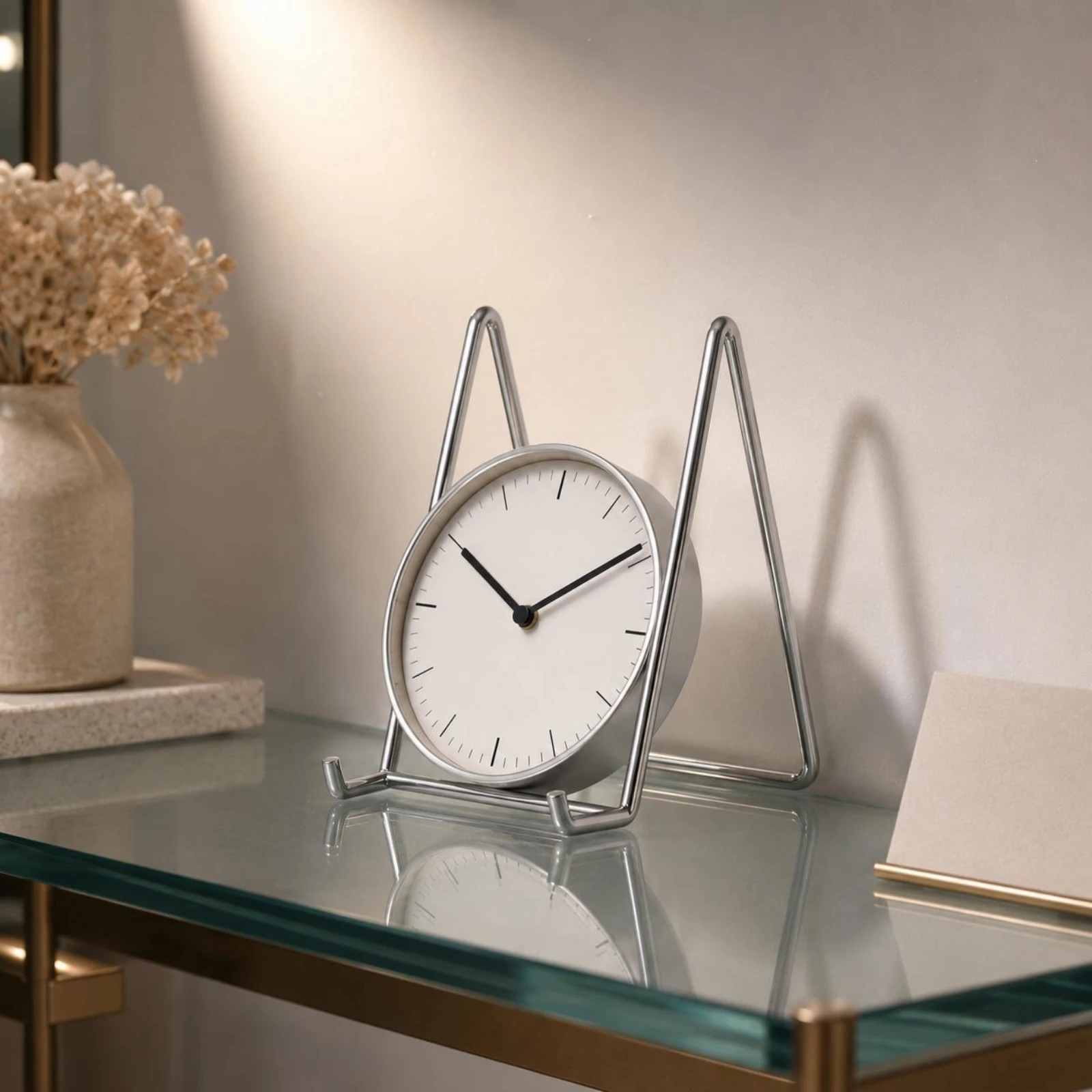 Triangular Frame Display Stand Triangular Wire Display Stand Metal Frame Holder Silver-Toned Finish Desk Accessory Minimalist
Triangular Frame Display Stand Triangular Wire Display Stand Metal Frame Holder Silver-Toned Finish Desk Accessory Minimalist