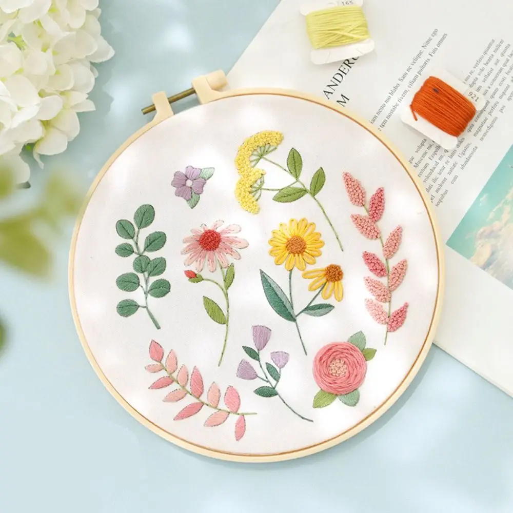 Home Decor DIY Flower Embroidery Kit Colorful Floral Patterns Cross Stitch Set Hand-stitched Handmade Embroidery Set Adults
Home Decor DIY Flower Embroidery Kit Colorful Floral Patterns Cross Stitch Set Hand-stitched Handmade Embroidery Set Adults