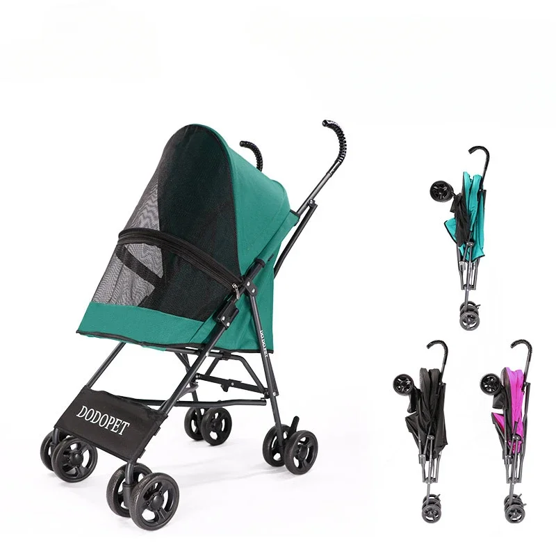 Pet Umbrella Cart Portable and Ventilated Lightweight Pet Stroller Puppy Kitten Trolley One-key Folding and One-key Unfolding
Pet Umbrella Cart Portable and Ventilated Lightweight Pet Stroller Puppy Kitten Trolley One-key Folding and One-key Unfolding