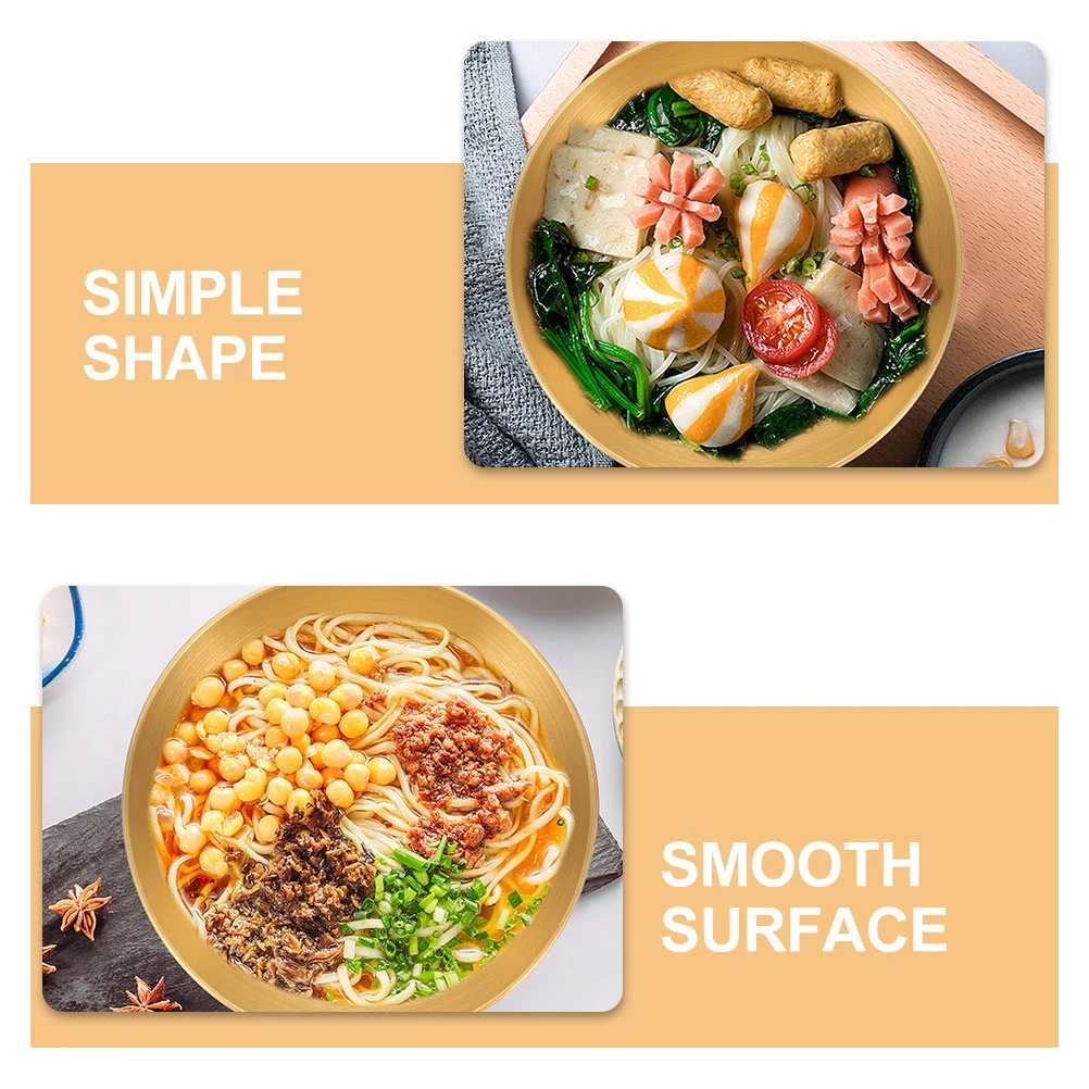 3 Pcs Steel Fruit Bowl 201 Golden 15cm Stackable Daily Use Serving Bowl Kitchen Noodle Salad Food-serving Bowls
3 Pcs Steel Fruit Bowl 201 Golden 15cm Stackable Daily Use Serving Bowl Kitchen Noodle Salad Food-serving Bowls