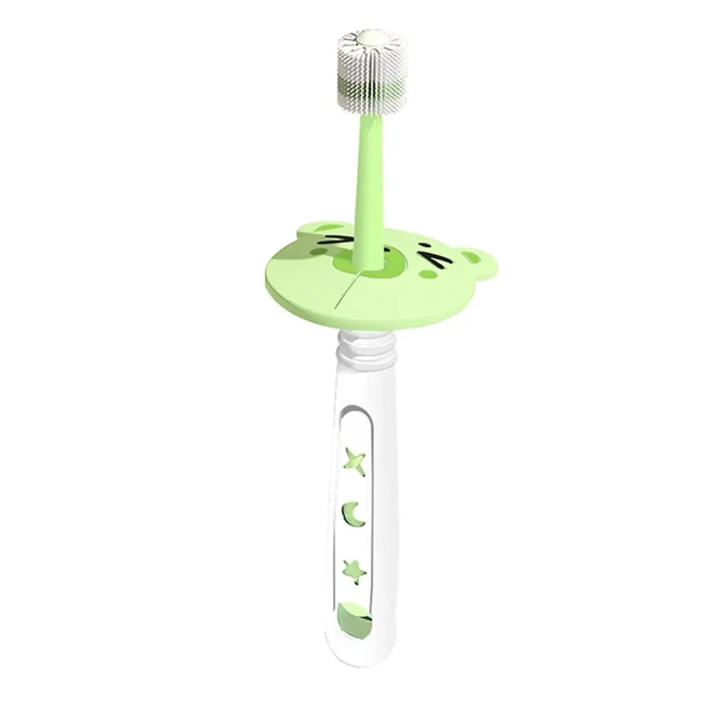 Cleaning For Children Short Handle Teeth Care Oral Care Brush 360 Degree Silicone Toothbrush Baby Training Teeth Brushes
Cleaning For Children Short Handle Teeth Care Oral Care Brush 360 Degree Silicone Toothbrush Baby Training Teeth Brushes