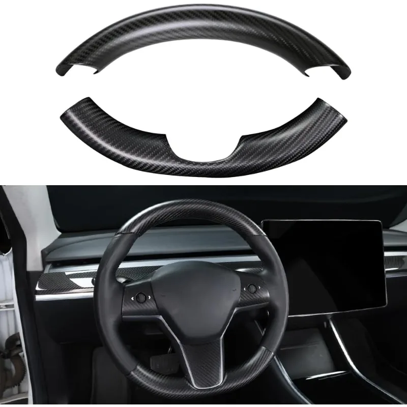 Real Carbon Fiber Steering Wheel Cover Model Model Steering Wheel Cover Steering Wheel Wrap Protector Interior Accessories
Real Carbon Fiber Steering Wheel Cover Model Model Steering Wheel Cover Steering Wheel Wrap Protector Interior Accessories