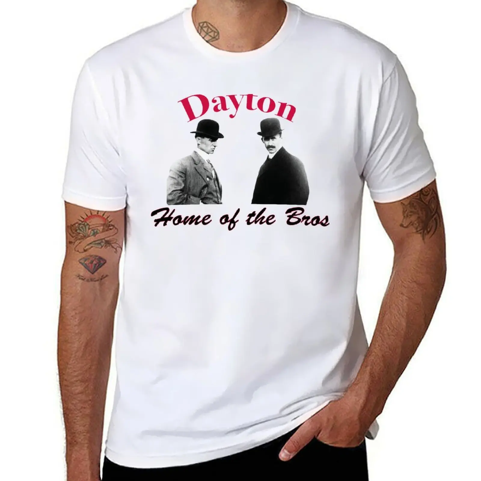 Dayton Home of the Bros T-Shirt funny t shirts dark humor t shirts for man slim fit T-Shirt
Dayton Home of the Bros T-Shirt funny t shirts dark humor t shirts for man slim fit T-Shirt