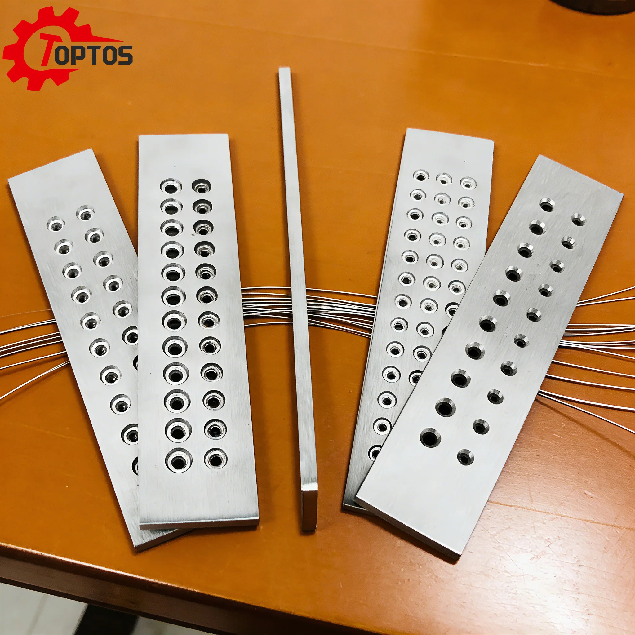 TOPTOS Multi-Shape Wire Drawplate Carbide Steel Draw Plate Jewelry Making Tool for Gold Silver Metal Wire Drawing
TOPTOS Multi-Shape Wire Drawplate Carbide Steel Draw Plate Jewelry Making Tool for Gold Silver Metal Wire Drawing