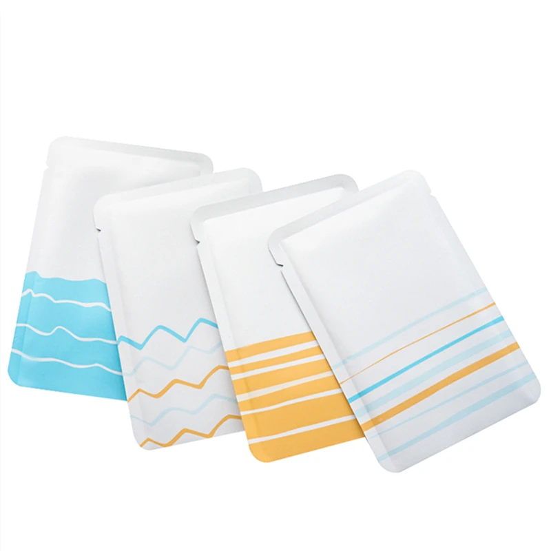 100pcs Wave Stripe Aluminum Foil Open Top Packaging Bags Matte White Vacuum Heat Seal Mylar Flat Storage Bags for Dry Flower Tea
100pcs Wave Stripe Aluminum Foil Open Top Packaging Bags Matte White Vacuum Heat Seal Mylar Flat Storage Bags for Dry Flower Tea