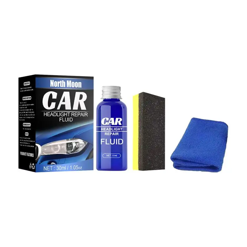 30ML Car Headlight Liquid Repair Anti-Scratch and Maintenance Repair Headlight Polishing Car Lens Cleaner with Polishing Tool
30ML Car Headlight Liquid Repair Anti-Scratch and Maintenance Repair Headlight Polishing Car Lens Cleaner with Polishing Tool