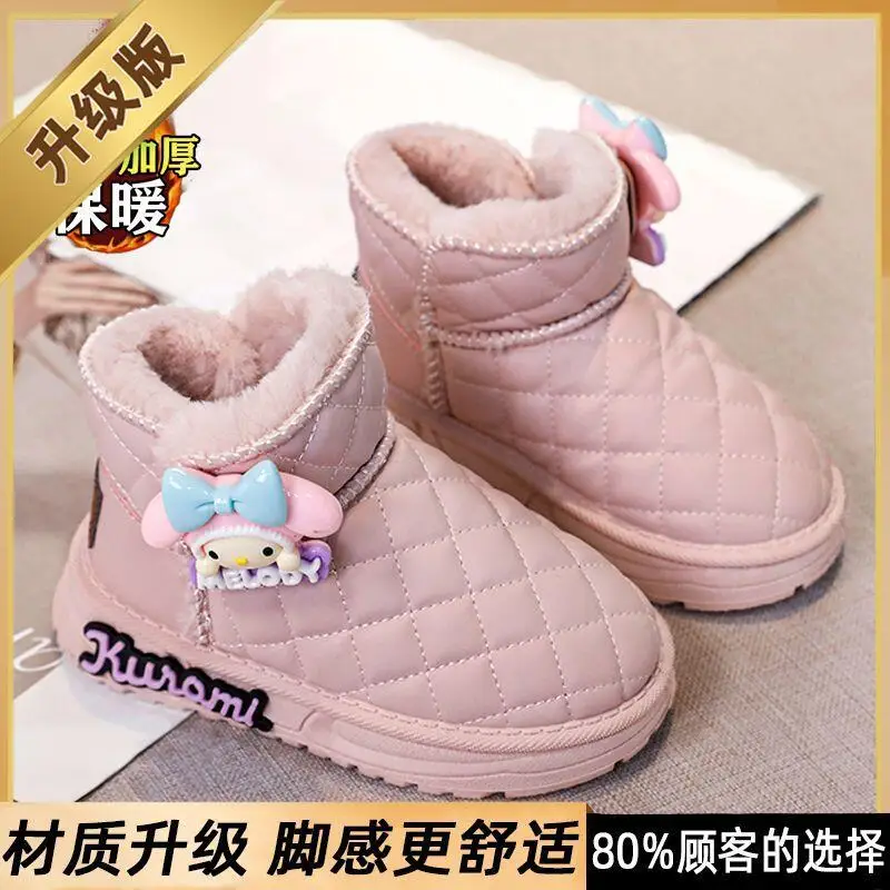 Girls' Kuromi Kawaii Cotton Shoes 2025 Winter New Children's Anime Cartoon Thick Warm Short Boots Fashion Sweet Casual Shoes
Girls' Kuromi Kawaii Cotton Shoes 2025 Winter New Children's Anime Cartoon Thick Warm Short Boots Fashion Sweet Casual Shoes