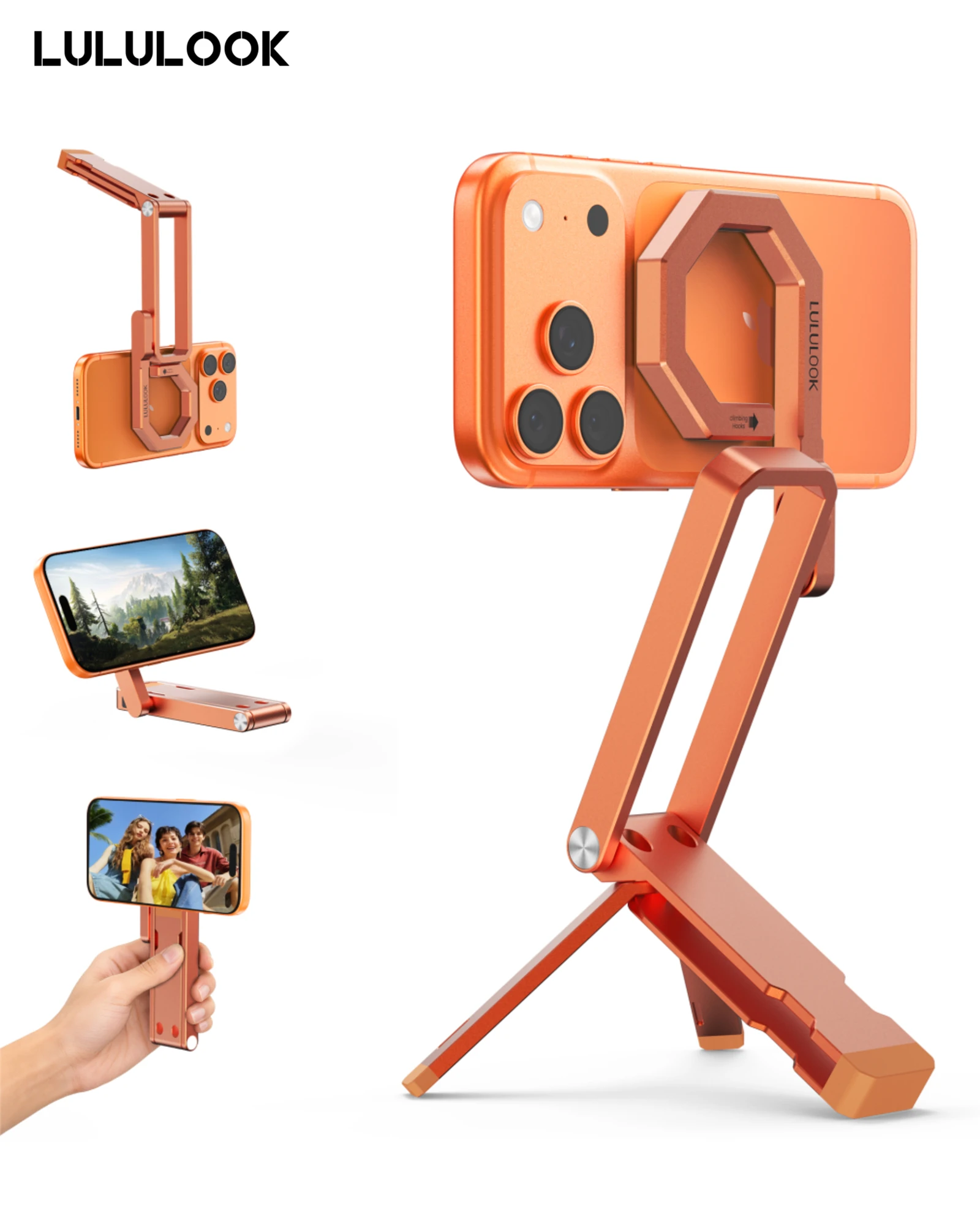 LULULOOK Rugged Magnetic Phone Tripod Stand for iPhone/Pixel 10 Tripod Mount Portable Strong Magnetic Phone Holder for Magsafe
LULULOOK Rugged Magnetic Phone Tripod Stand for iPhone/Pixel 10 Tripod Mount Portable Strong Magnetic Phone Holder for Magsafe
