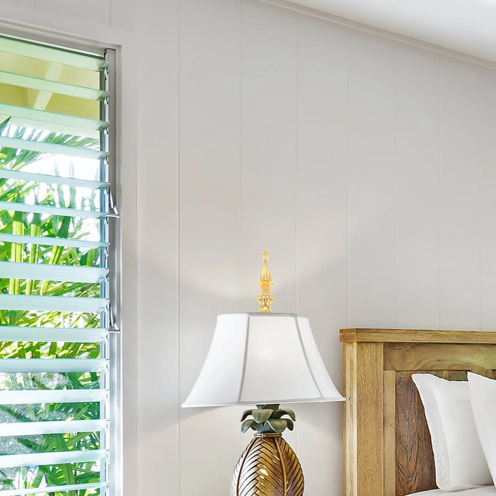 4 pcs Gold Lamp Finial Knob Decorative Caps for Table Floor Desk Lamp Shade Top Metal Zinc Alloy Sturdy Elegant Simple Design
4 pcs Gold Lamp Finial Knob Decorative Caps for Table Floor Desk Lamp Shade Top Metal Zinc Alloy Sturdy Elegant Simple Design