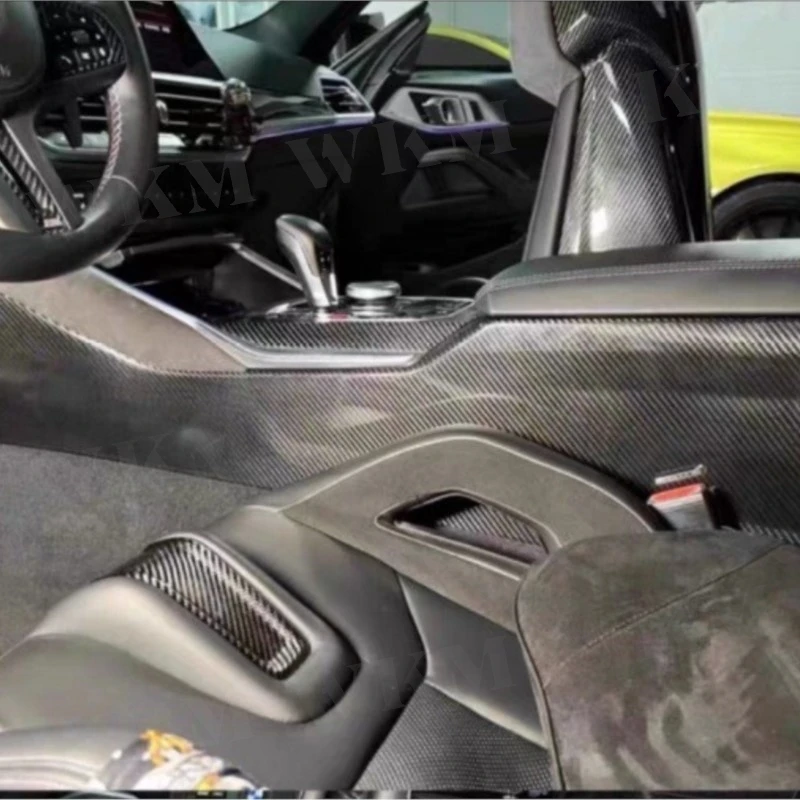 For BMW G80 M3 G82 G83 M4 2021+ Carbon Fiber Car Interior Center Console Cover Decoration
For BMW G80 M3 G82 G83 M4 2021+ Carbon Fiber Car Interior Center Console Cover Decoration