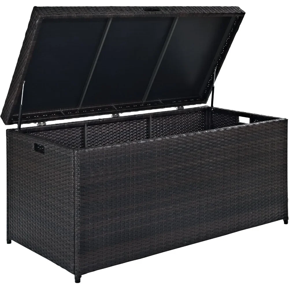 Outdoor Storage Box, Suitable for Patio Furniture Mats and Swimming Pool Floats, Brown
Outdoor Storage Box, Suitable for Patio Furniture Mats and Swimming Pool Floats, Brown