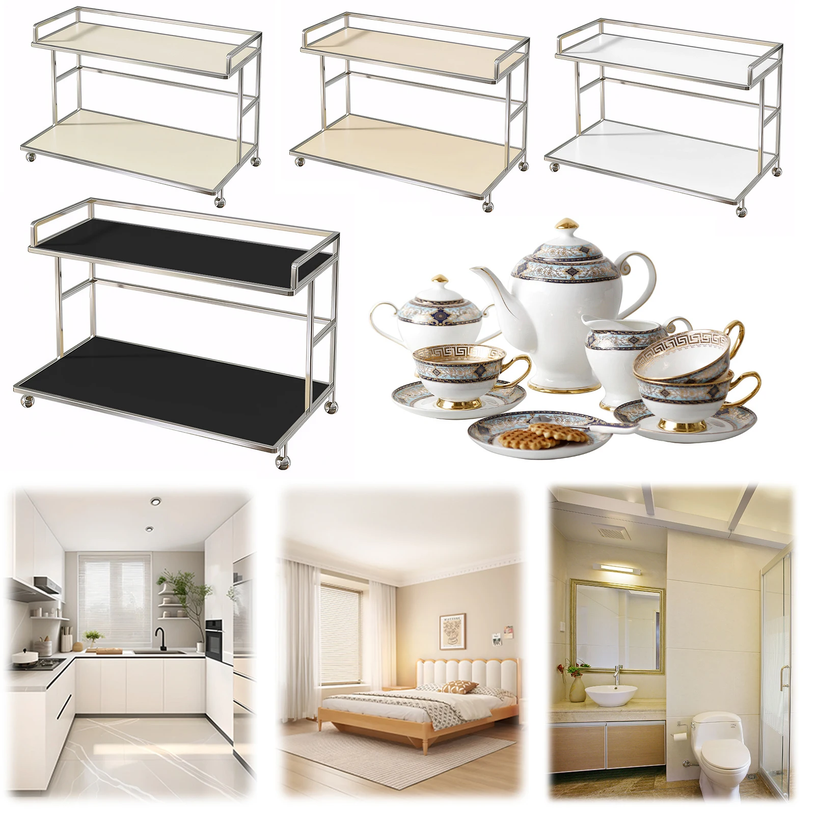 1 Pcs Dressing Table Storage Rack Metal Makeup Counter Organizer Counter Storage Rack for Home Dresser Kitchen Spice Office
1 Pcs Dressing Table Storage Rack Metal Makeup Counter Organizer Counter Storage Rack for Home Dresser Kitchen Spice Office