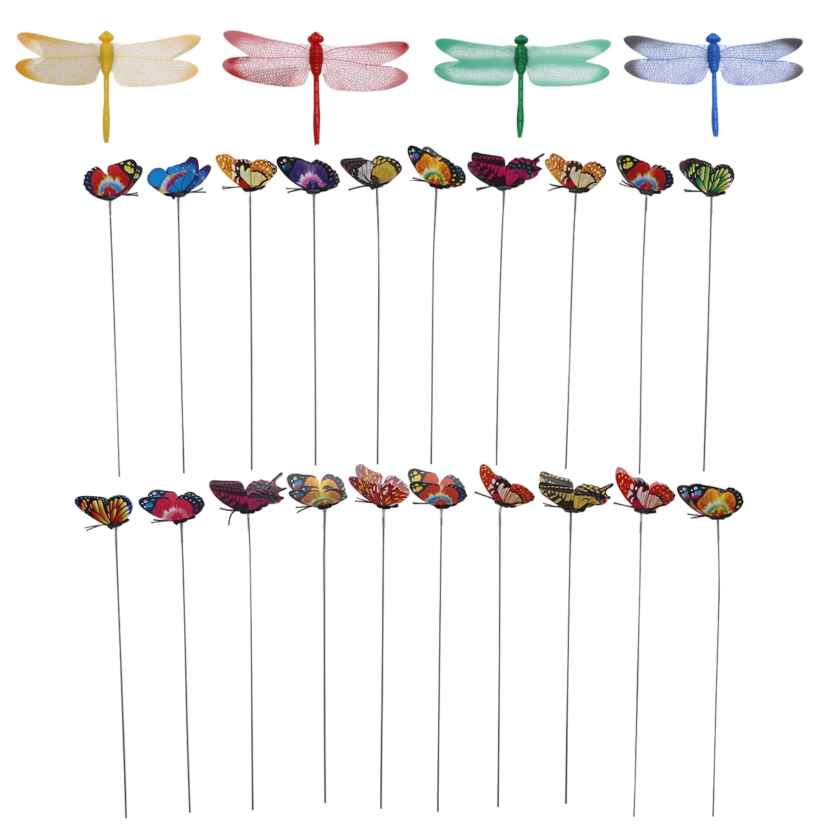 24 Pcs Gardening Flower Arrangement Decoration 3D Dragonfly Crafts Flowerpot Vase Ornaments Artificial Plants
24 Pcs Gardening Flower Arrangement Decoration 3D Dragonfly Crafts Flowerpot Vase Ornaments Artificial Plants