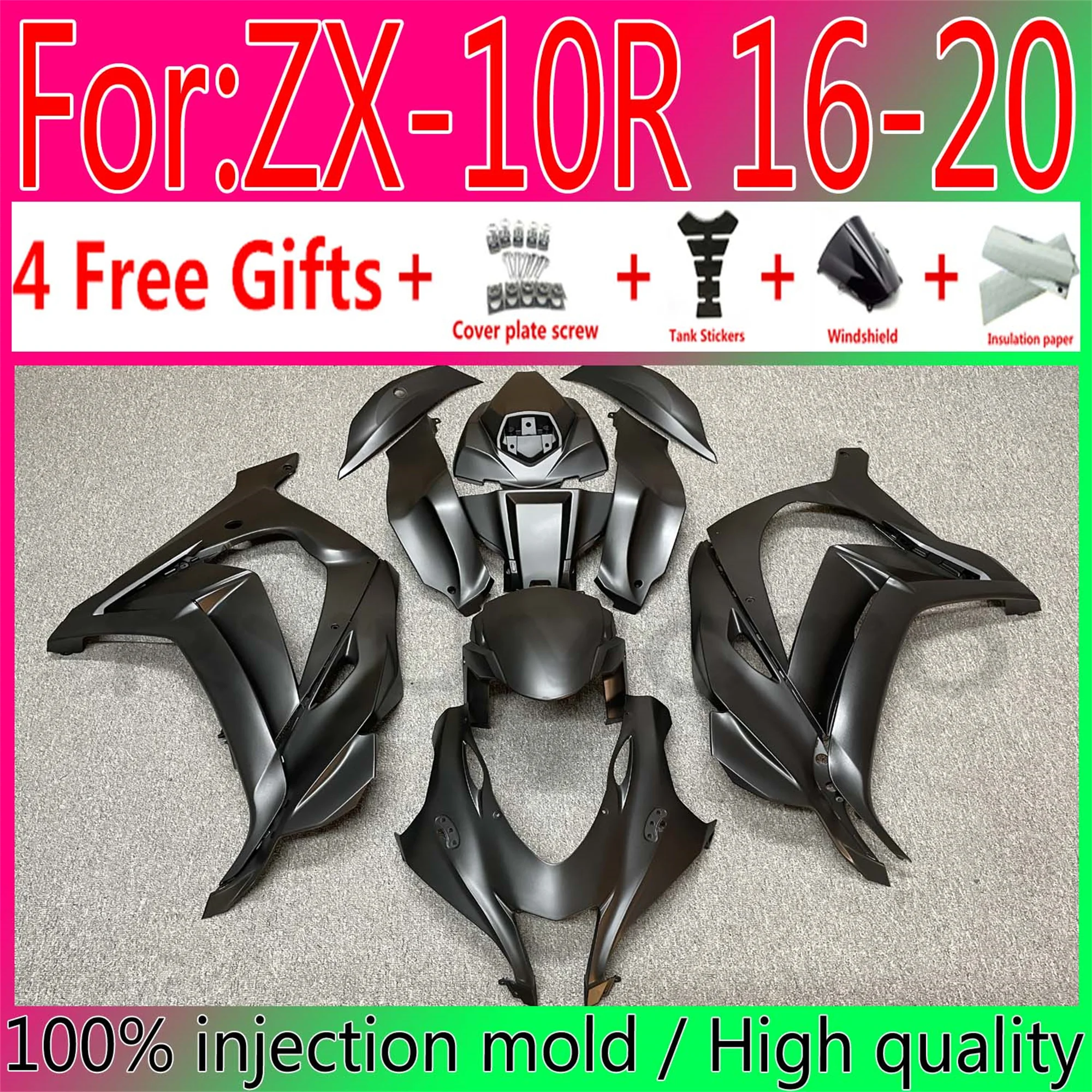 New Motorcycle Injection Full Fairings For Kawasaki ZX-10R ZX10R 2016 - 2020 16 17 18 19 20 Bodywork Fairing
New Motorcycle Injection Full Fairings For Kawasaki ZX-10R ZX10R 2016 - 2020 16 17 18 19 20 Bodywork Fairing