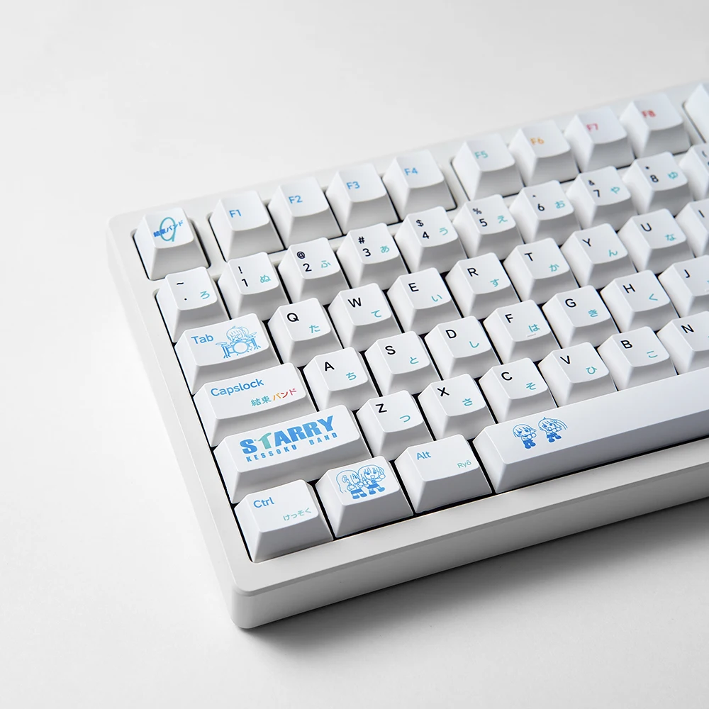 Rock theme keycaps-PBT material sublimation original mechanical keyboard keycaps
Rock theme keycaps-PBT material sublimation original mechanical keyboard keycaps