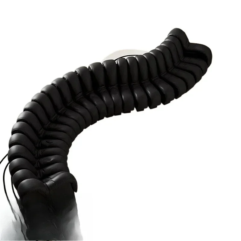 Italian Minimalist Modern Minimalist Leather Sofa, Leather Art Large Apartment Living Room Curved Snake Sofa
Italian Minimalist Modern Minimalist Leather Sofa, Leather Art Large Apartment Living Room Curved Snake Sofa