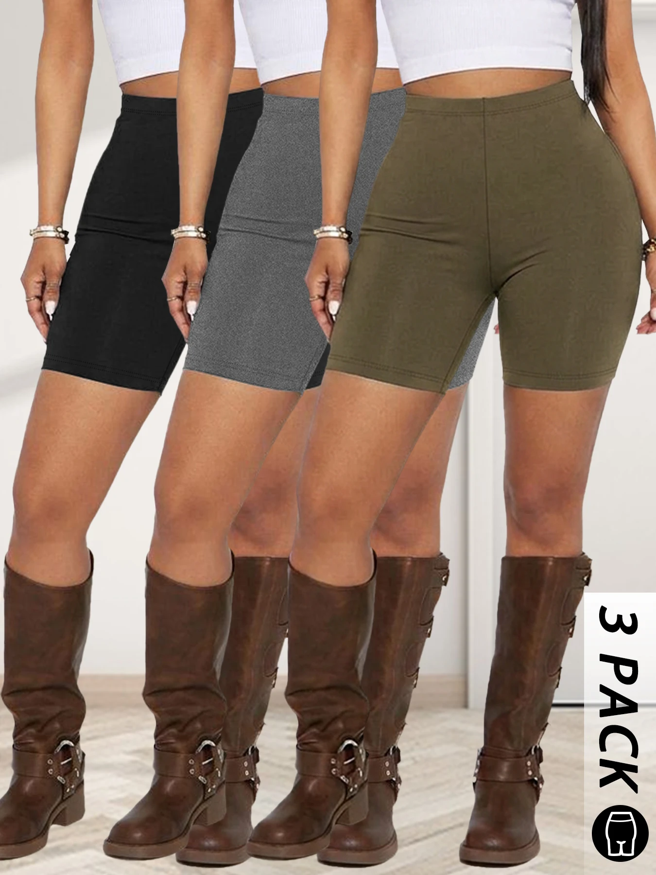 3 Pack Women No See Through Biker Shorts Super Soft for Yoga Running Workout Home Lounge Wear
3 Pack Women No See Through Biker Shorts Super Soft for Yoga Running Workout Home Lounge Wear