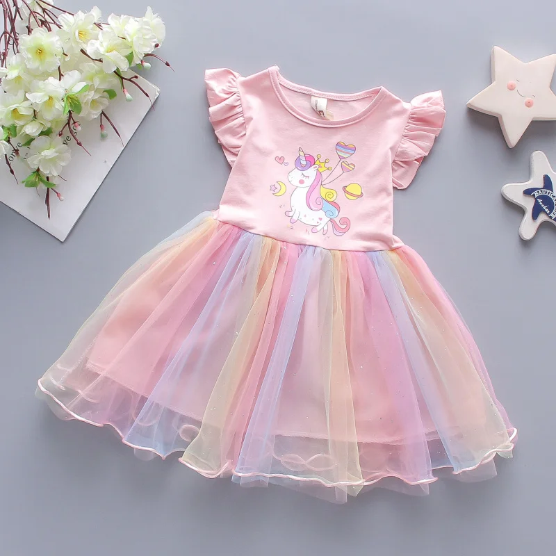 Girls' cotton dress2026Summer dress for girls, stylish little pony mesh vest princess dress for children
Girls' cotton dress2026Summer dress for girls, stylish little pony mesh vest princess dress for children