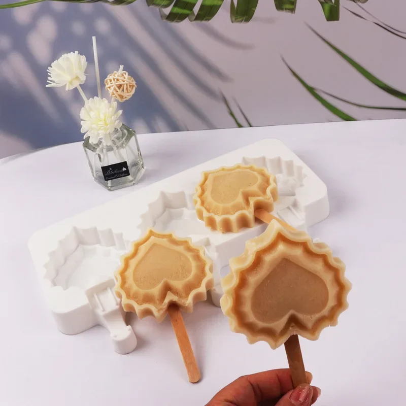 Various Styles love Shape Ice Cream Silicone Mold Sorbet 3 Cavity Pattern Iron Tower Popsicle Set with Lid kitchen ice cube tray
Various Styles love Shape Ice Cream Silicone Mold Sorbet 3 Cavity Pattern Iron Tower Popsicle Set with Lid kitchen ice cube tray