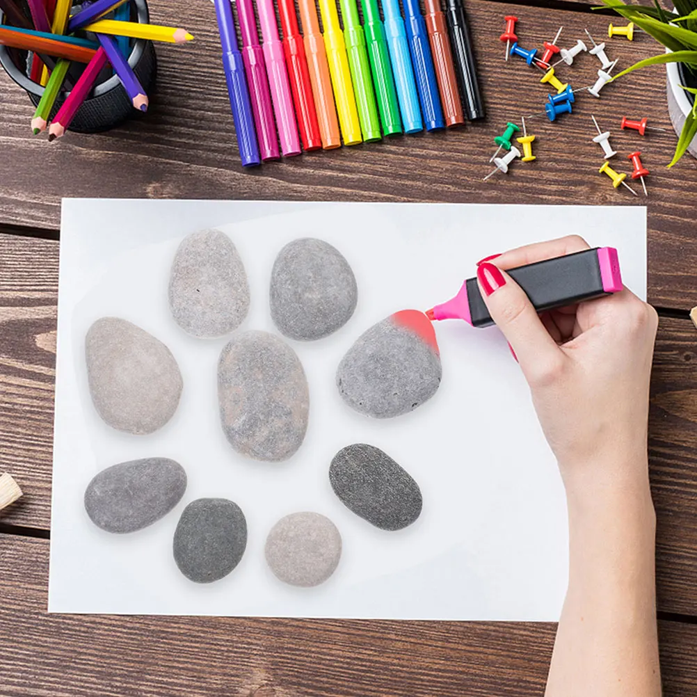 10 Pcs Painted Stones Gray 5 8 Creative Drawing Rocks for Kids Smooth Flat Craft Pebbles Multi function Decor
10 Pcs Painted Stones Gray 5 8 Creative Drawing Rocks for Kids Smooth Flat Craft Pebbles Multi function Decor