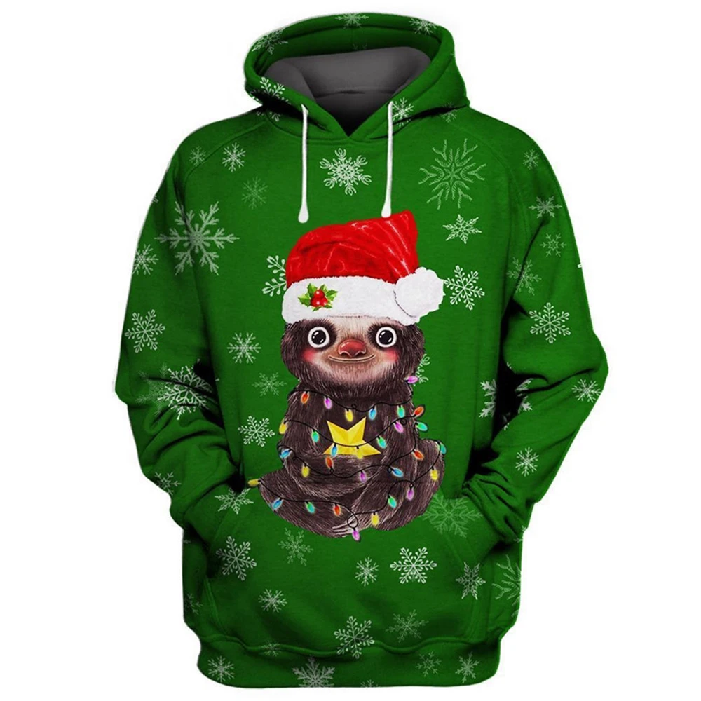 HX Animals Sloth Christmas Hoodies Fashion 3D Printed T-shirts Sweatshirts Casual Sportwear Men Clothing Xmas Gifts Dropshipping 
HX Animals Sloth Christmas Hoodies Fashion 3D Printed T-shirts Sweatshirts Casual Sportwear Men Clothing Xmas Gifts Dropshipping