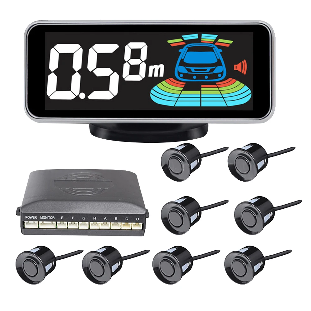 Car Reverse Radar System Alarm Kit LED Digital Display Parking Sensor Reversing Radar System Backup Monitor Detector Assistant
Car Reverse Radar System Alarm Kit LED Digital Display Parking Sensor Reversing Radar System Backup Monitor Detector Assistant