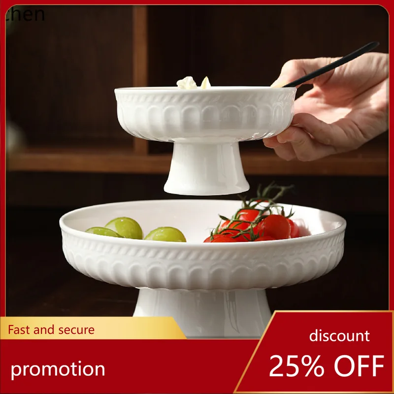 ZML fruit plate ice cream bowl household ceramic bird's nest dessert bowl
ZML fruit plate ice cream bowl household ceramic bird's nest dessert bowl